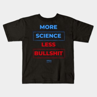 More Science Less Bullshit Kids T-Shirt